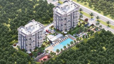 Apartments for sale in a stylish project with pool in Antalya, Altıntaş — property in Antalya (REF 1121) — photo 1