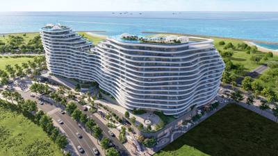 Luxury apartments with modern design on Al Marjan Island ( RAK ) in Dubai — photo 2