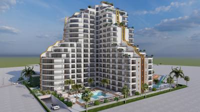 Apartments in luxury complex in Cyprus, Gaziveren — property in Cyprus (REF 8033)