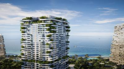 Luxury apartments with forest views in Dubai, Maritime City in Dubai — photo 2