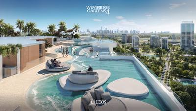 Apartamentos de diseño moderno con piscinas privadas en Dubai, Complejo Land Residence — property in Dubái (REF 10033) — photo 5
