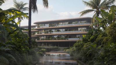 Luxury Designer Apartments with Private Beach Access in Bali, Nuanu City — property in Bali (REF 80038) — photo 4